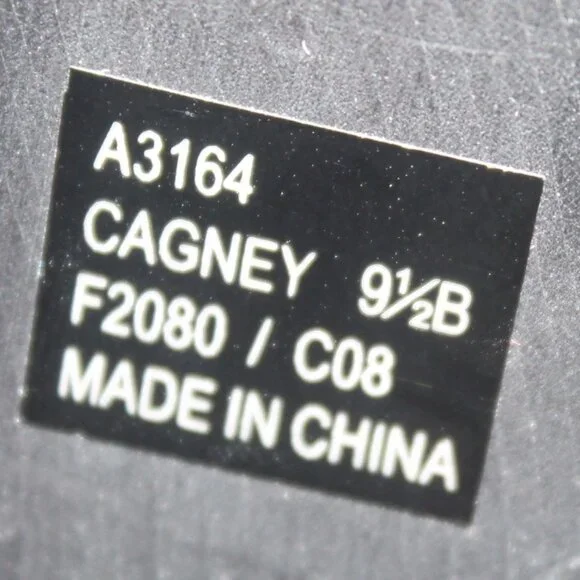 $195 Coach Cagney Wooden Heels Signature Turn Lock Sandals Slides 9.5 - Picture 5 of 8